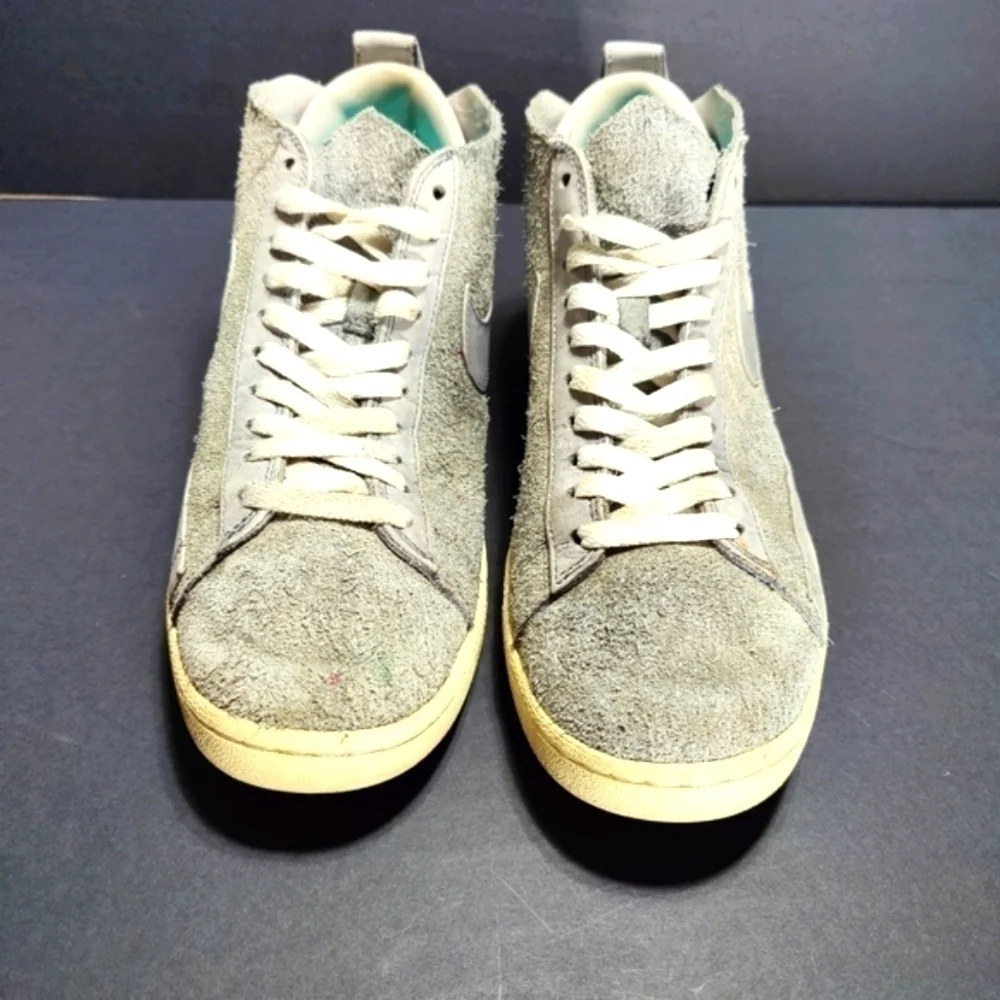 Nike Blazer Suede Chukka CS TC Stealth Gray Retro Suede Sneakers Size 10